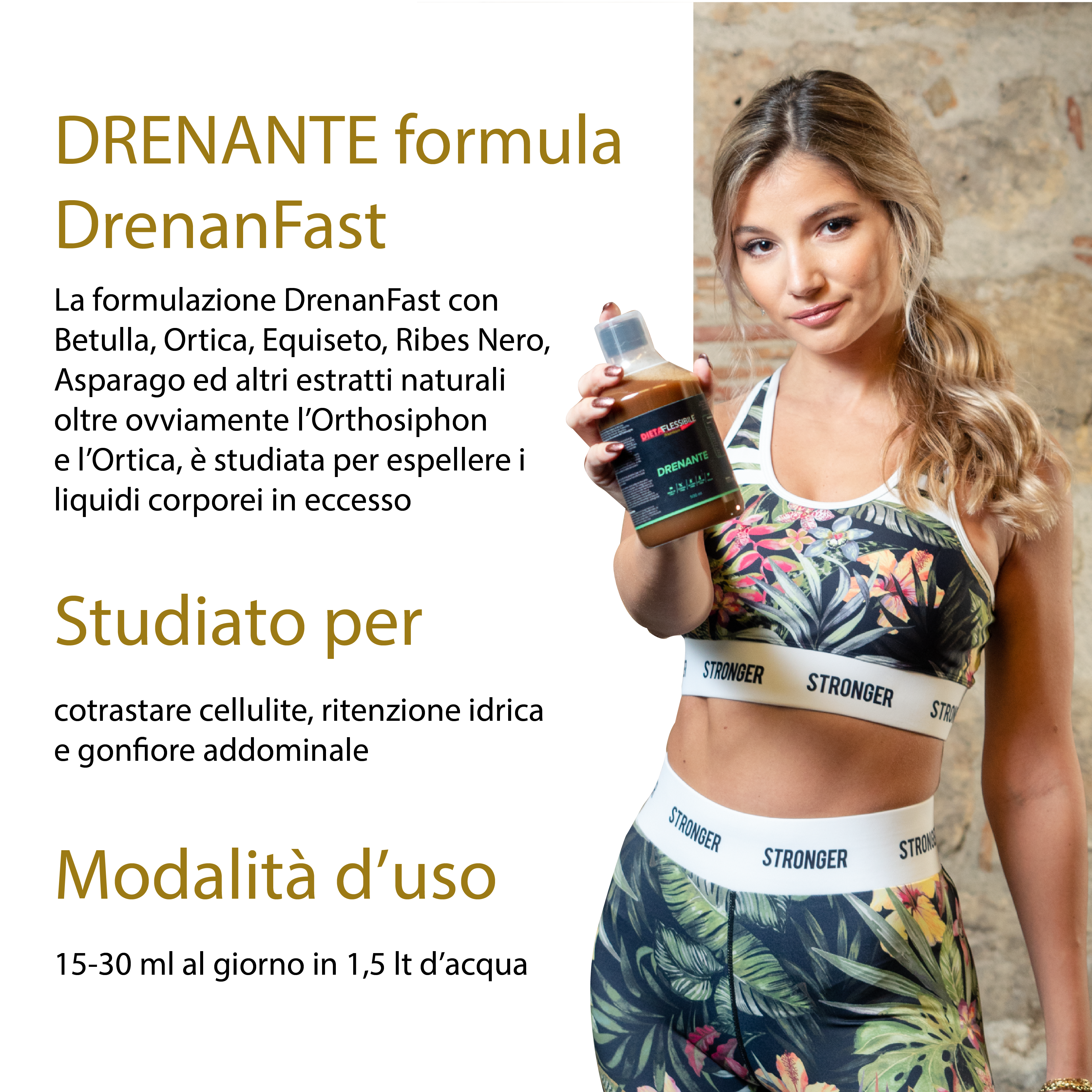 DRENANTE formula DrenanFast - Dieta Flessibile Nutrition